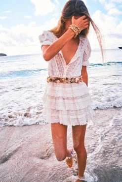 LoveShackFancy Quincy Mini Dress