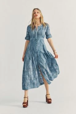 LoveShackFancy New Arrivals Edie Midi Dress