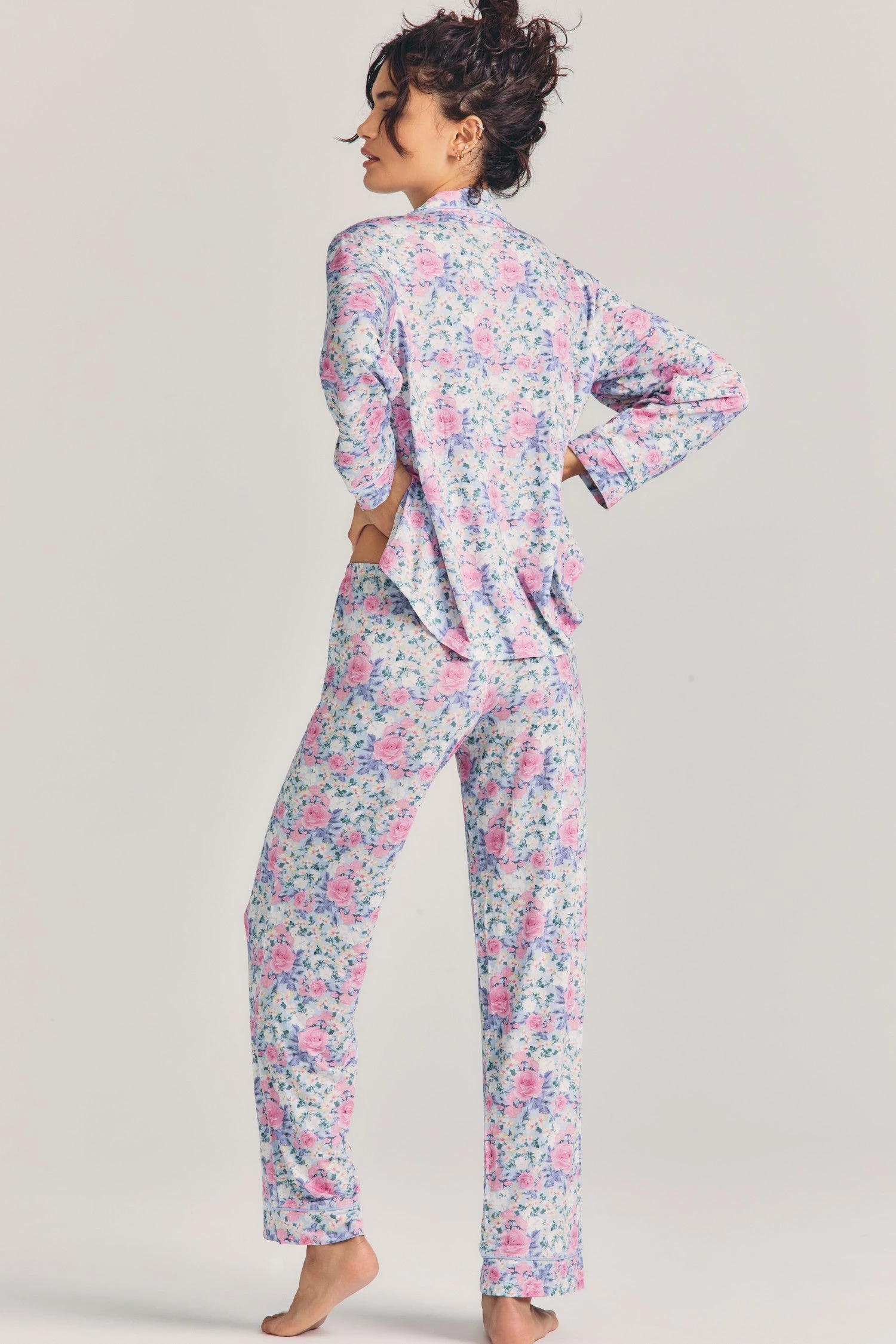 LoveShackFancy LSF X Stripe & Stare Pajama Set 4 LoveShackFancy LSF X Stripe & Stare Pajama Set