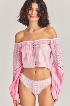 LoveShackFancy LSF X Stripe & Stare Days Of The Week Box Sleepwear