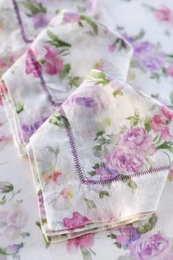 LoveShackFancy View All Linen Napkin Set - ALMOND