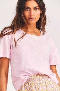LoveShackFancy Calix Tee - PINK New Arrivals