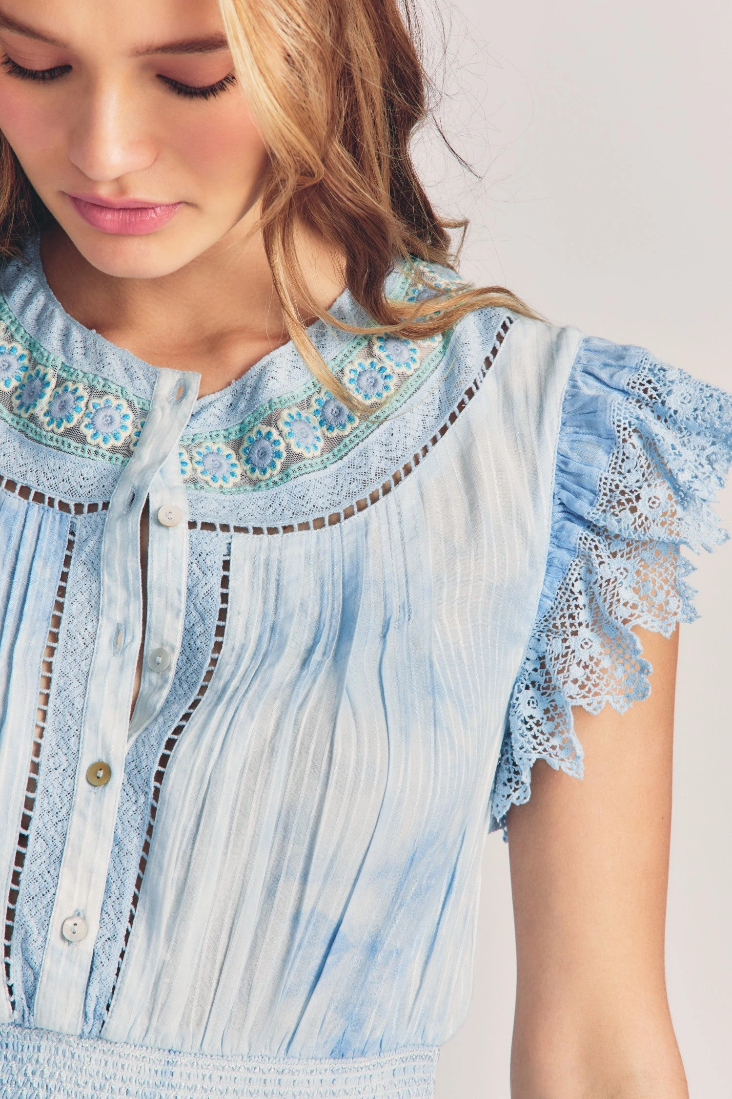 LoveShackFancy Fontana Mini Dress Dresses 2 LoveShackFancy Fontana Mini Dress Dresses