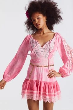 LoveShackFancy Chelie Mini Dress Sale