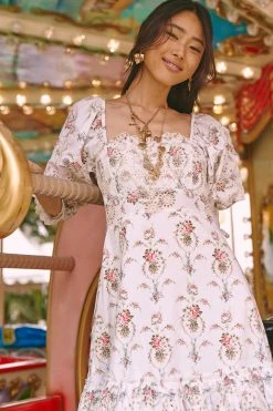 LoveShackFancy Toulon Midi Dress Sale