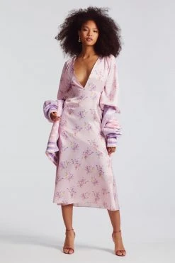 LoveShackFancy Kinnear Midi Dress