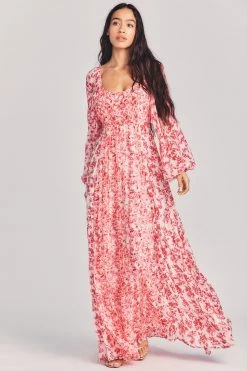 LoveShackFancy Sale Cosgrove Silk Maxi Dress
