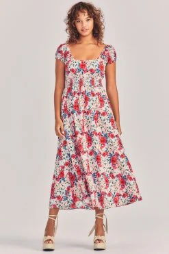LoveShackFancy Vernon Midi Dress