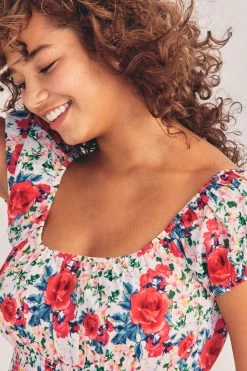 LoveShackFancy Vernon Midi Dress