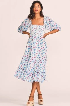 LoveShackFancy Miri Midi Dress New Arrivals