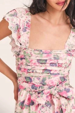 LoveShackFancy Harlyn Midi Dress