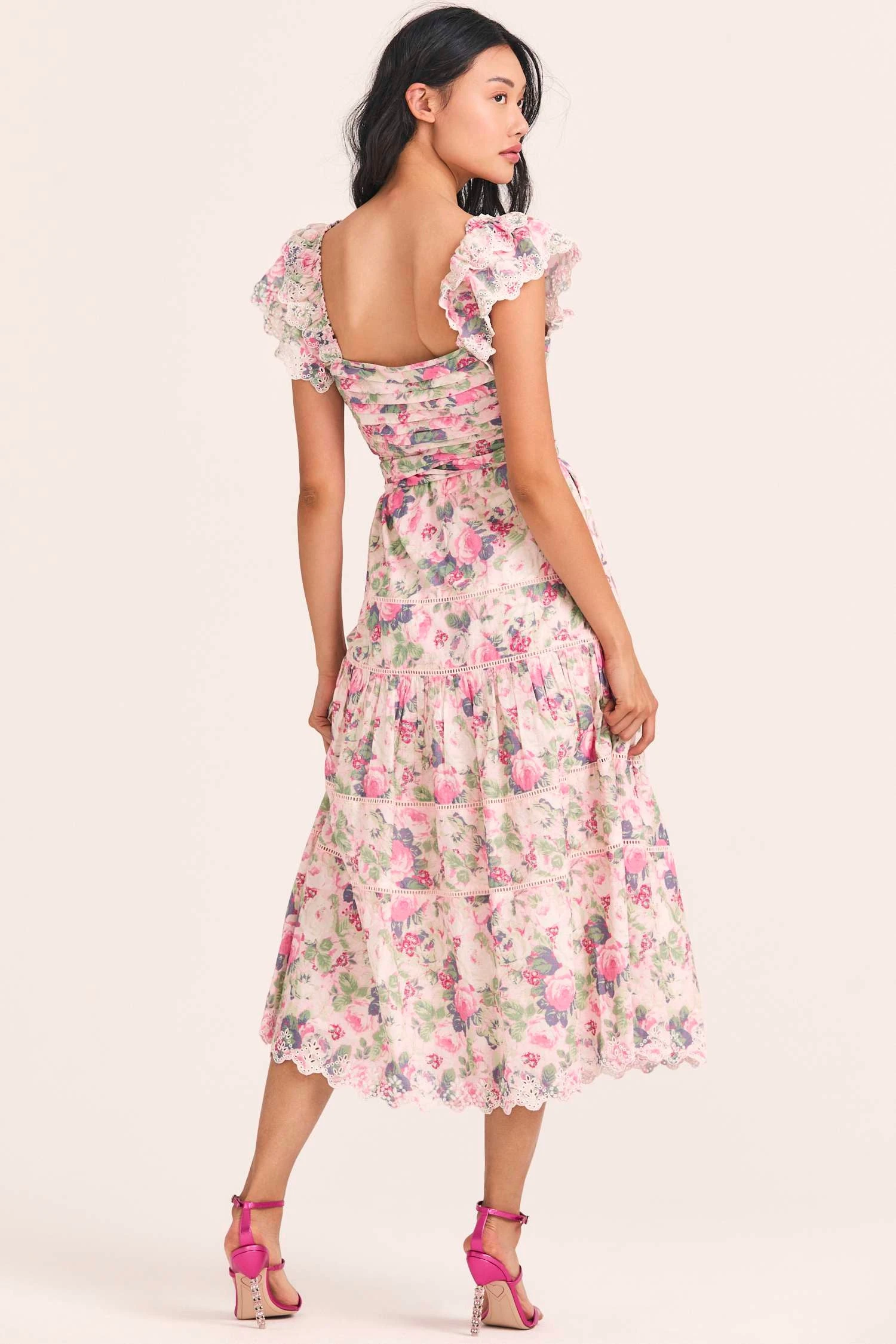 LoveShackFancy Harlyn Midi Dress 4 LoveShackFancy Harlyn Midi Dress