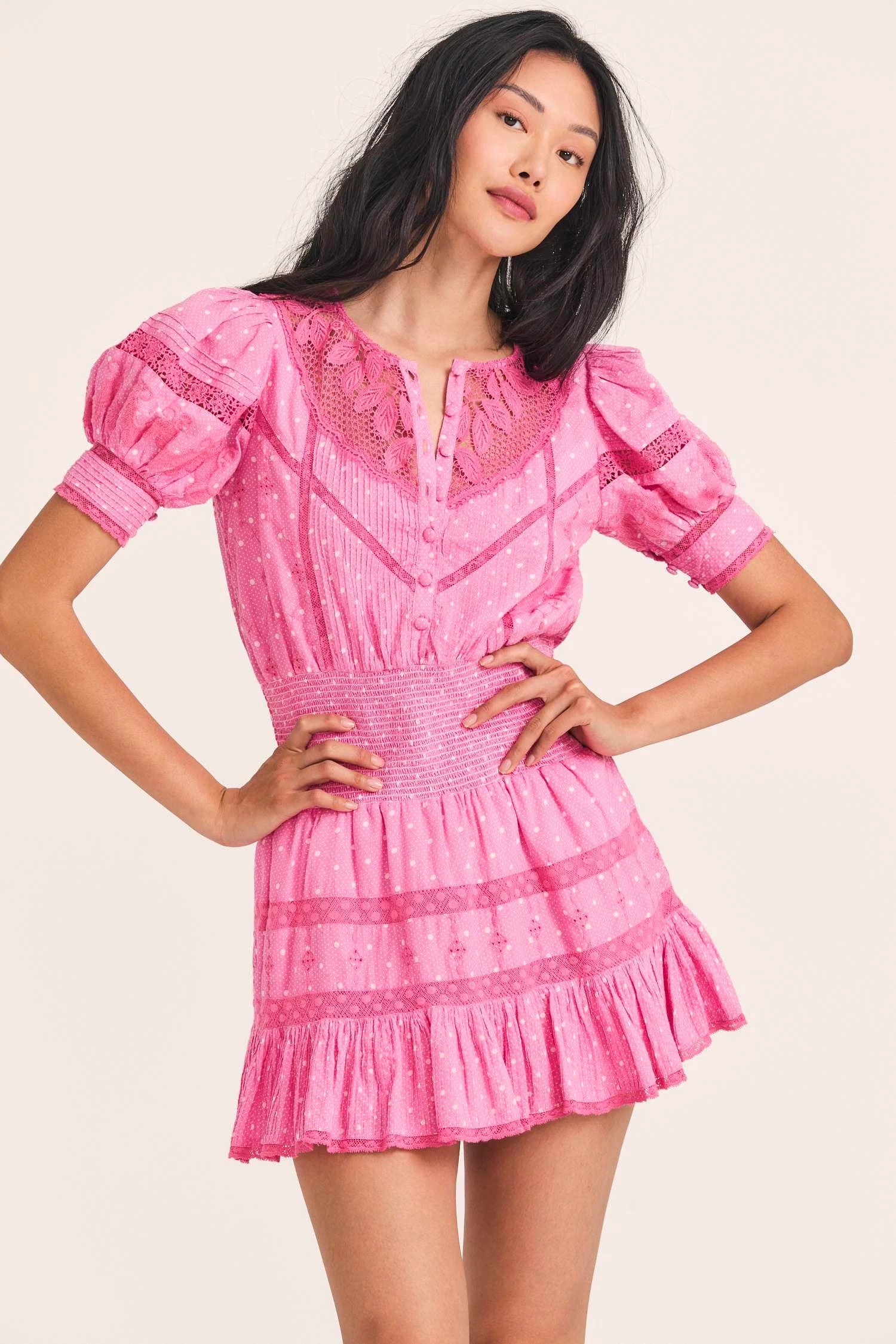 LoveShackFancy Jaislyn Mini Dress Dresses 1 LoveShackFancy Jaislyn Mini Dress Dresses