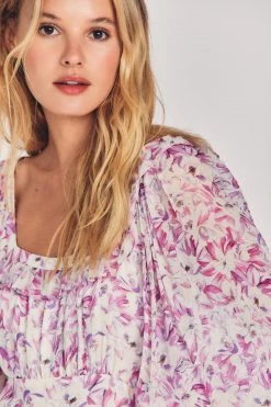 LoveShackFancy Sale Julio Silk Midi Dress