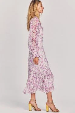 LoveShackFancy Sale Julio Silk Midi Dress