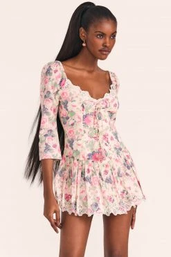 LoveShackFancy New Arrivals Deeba Mini Dress