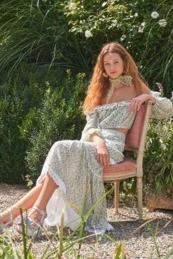 LoveShackFancy Dorabella Crop Top 15 LoveShackFancy Dorabella Crop Top