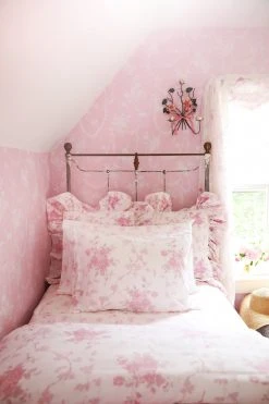 LoveShackFancy Shop 21 LoveShackFancy La Vie En Rose Duvet Cover & Sham Set View All