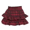 LoveShackFancy Girls Plaid Billie Skirt