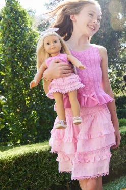 LoveShackFancy X American Girl Girls Rosy Ruffle Billie Skirt 14 LoveShackFancy X American Girl Girls Rosy Ruffle Billie Skirt