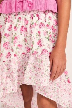LoveShackFancy X American Girl Girls Floral Flutter Skirt 9 LoveShackFancy X American Girl Girls Floral Flutter Skirt