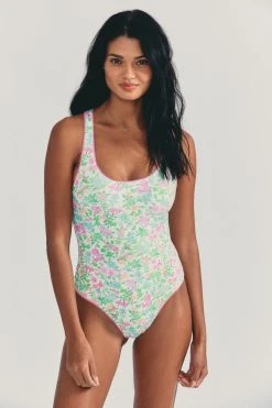 Sale LoveShackFancy X Hurley Reversible Cheeky One Piece Swimsuit