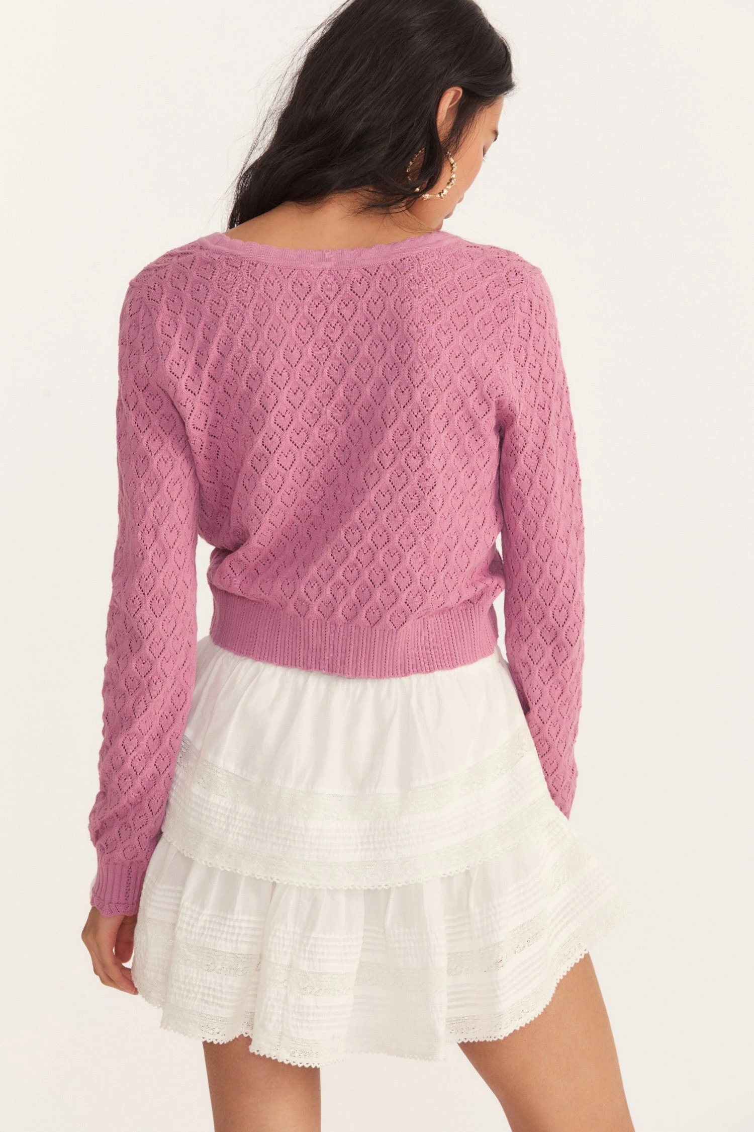 LoveShackFancy Janie Cropped Cardigan New Arrivals 8 LoveShackFancy Janie Cropped Cardigan New Arrivals