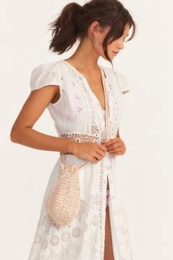 LoveShackFancy New Arrivals Karelia Bag - SAND