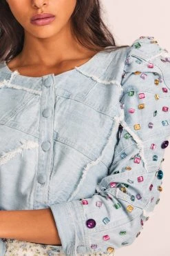 LoveShackFancy New Arrivals Eleora Crop Jacket 7 LoveShackFancy New Arrivals Eleora Crop Jacket