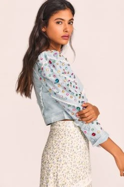 LoveShackFancy New Arrivals Eleora Crop Jacket 8 LoveShackFancy New Arrivals Eleora Crop Jacket