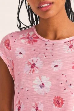 LoveShackFancy Rubin Cropped Tee