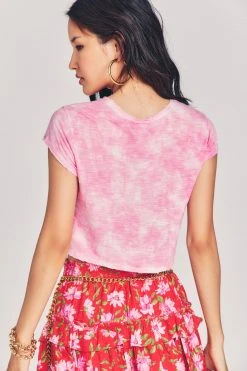 LoveShackFancy Rubin Cropped Tee