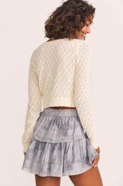 LoveShackFancy Janie Cropped Cardigan New Arrivals 11 LoveShackFancy Janie Cropped Cardigan New Arrivals
