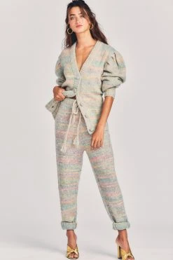 LoveShackFancy Olvera Knit Jogger Pant