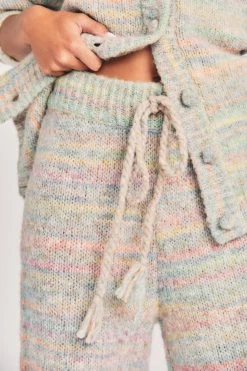 LoveShackFancy Olvera Knit Jogger Pant