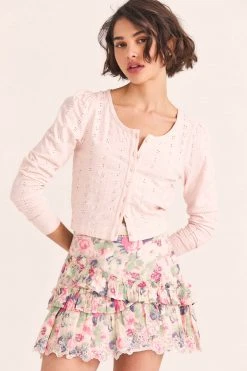 LoveShackFancy Jonah Crop Cardigan