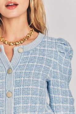 LoveShackFancy Daughter Cropped Cardigan