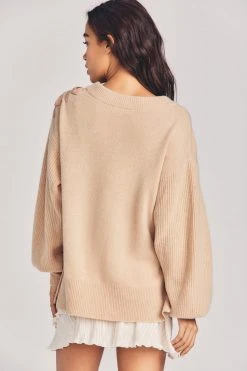 LoveShackFancy Shen Cashmere Pullover Sweater 9 LoveShackFancy Shen Cashmere Pullover Sweater