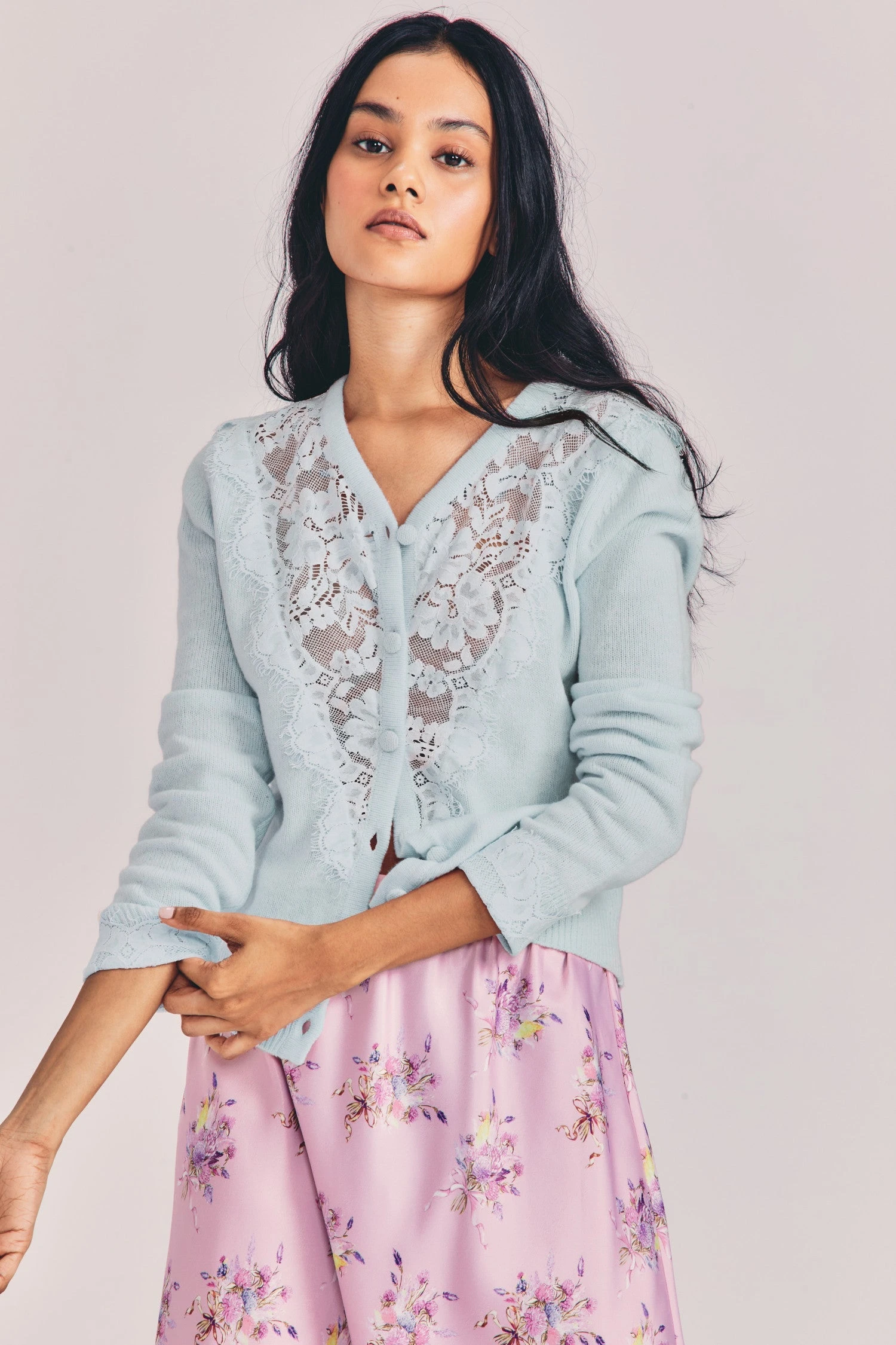 LoveShackFancy Brandie Cardigan Sweater 1 LoveShackFancy Brandie Cardigan Sweater