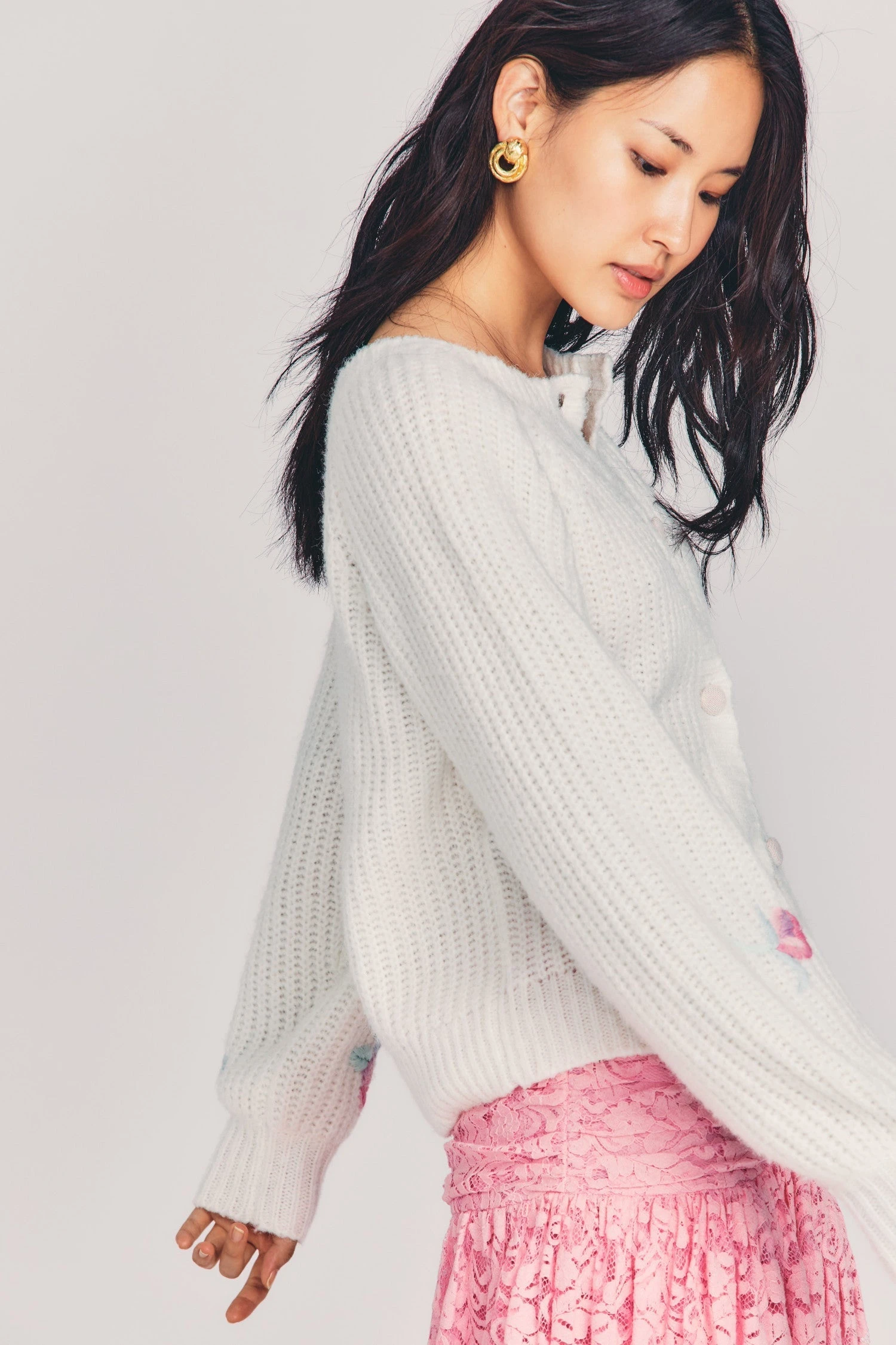 LoveShackFancy Brookie Wool Cardigan Sale 3 LoveShackFancy Brookie Wool Cardigan Sale