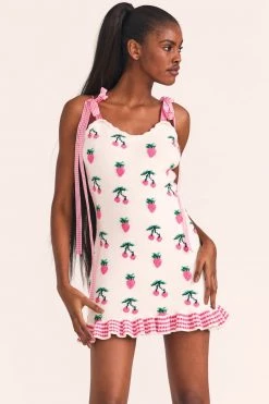 LoveShackFancy Yves Mini Dress