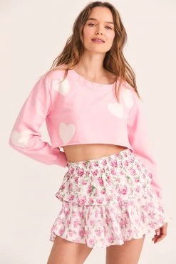 LoveShackFancy Angelou Crop Pullover