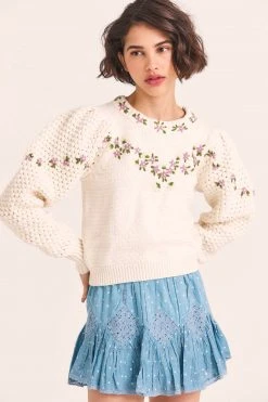 LoveShackFancy Kenzly Pullover Sweater