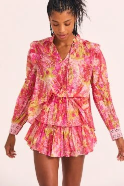 LoveShackFancy Ruffle Mini Skirt