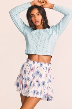 LoveShackFancy Ruffle Mini Skirt New Arrivals 6 LoveShackFancy Ruffle Mini Skirt New Arrivals