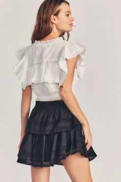 LoveShackFancy Skirts Ruffle Mini Skirt 7 LoveShackFancy Skirts Ruffle Mini Skirt