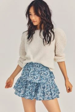 LoveShackFancy X Liberty Ruffle Mini Skirt - ELYSIAN DAY
