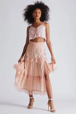 LoveShackFancy Mirella Midi Skirt Sale