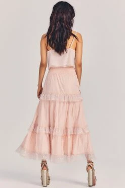 LoveShackFancy Mirella Midi Skirt Sale