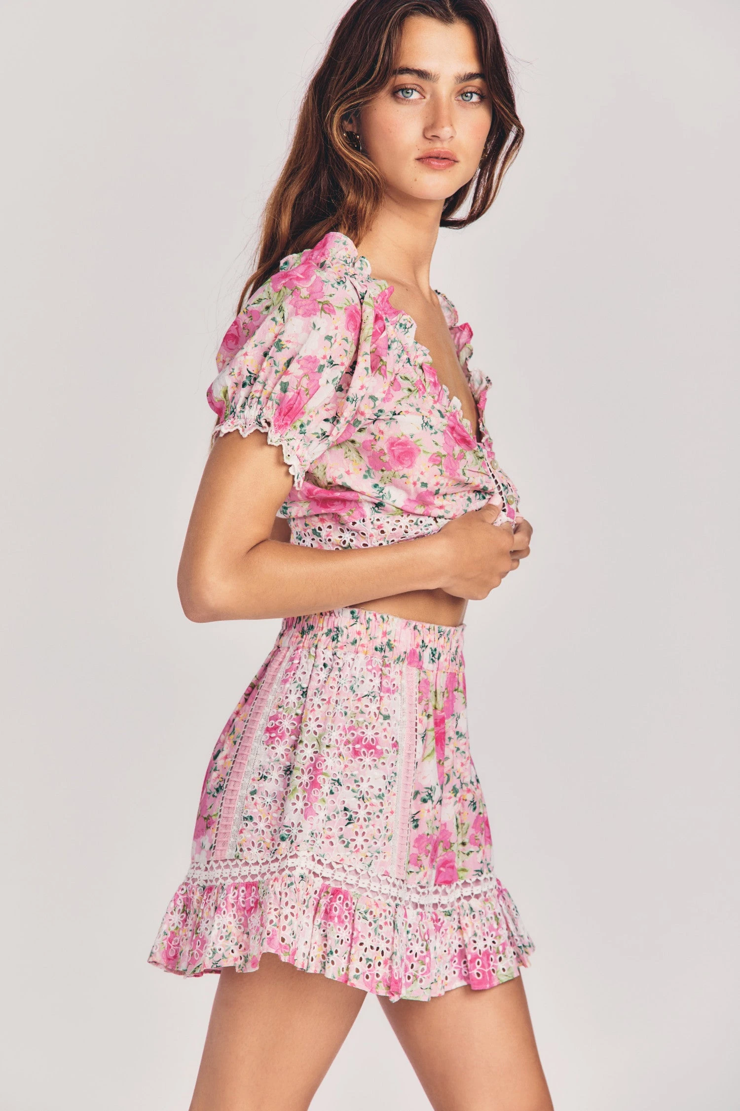 LoveShackFancy Sale Baydar Mini Skirt 3 LoveShackFancy Sale Baydar Mini Skirt